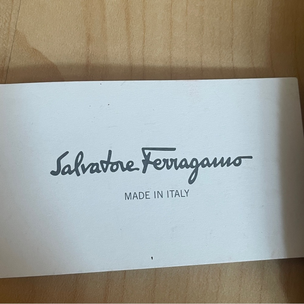 Salvatore Ferragamo beige suede ballet flats 7.5M - Picture 11 of 12